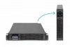 Digitus Zasilacz awaryjny UPS Online Rack 19 LCD, 1000VA/1000W, 2x12V/9Ah, 8xC13, USB, RS232, RJ45